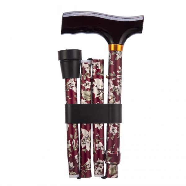 Foldable Patterned Walking Stick - Image 6