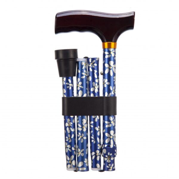 Foldable Patterned Walking Stick - Image 5