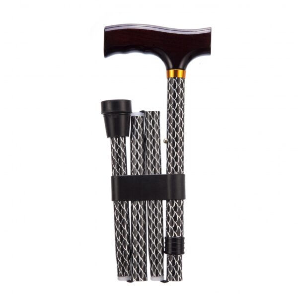 Foldable Patterned Walking Stick - Image 2