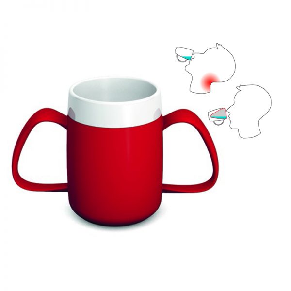 Ornamin Two Handled Mug with Internal Cone