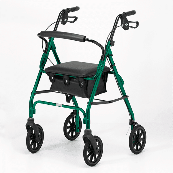 Four Wheeled Rollator - Blue