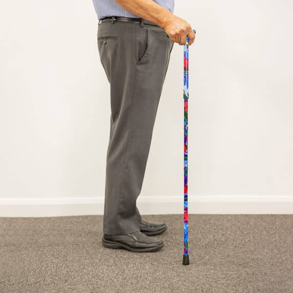 Foldable Patterned Walking Stick - Image 4