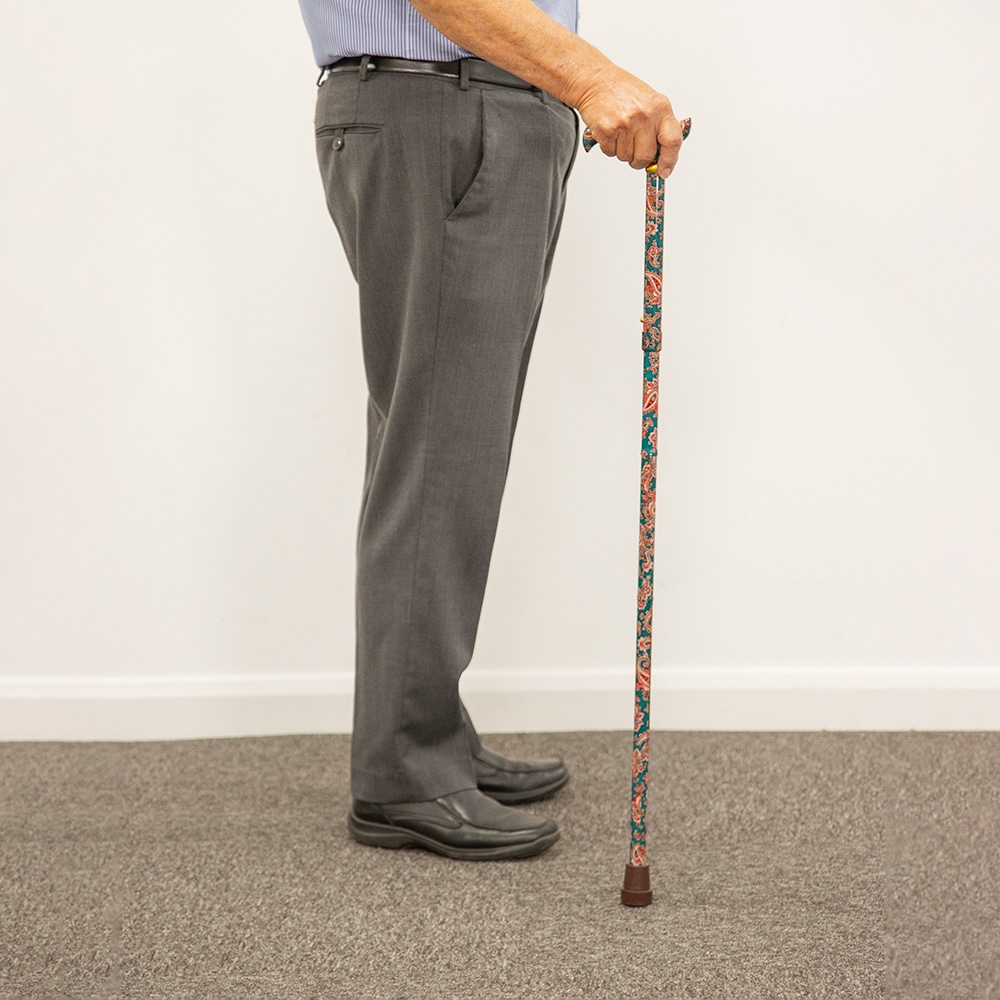 Collapsible wooden walking stick hot sale