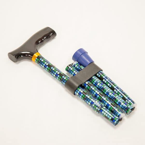 Foldable Patterned Walking Stick - Image 21