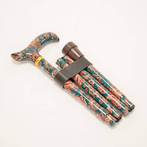 Foldable Patterned Walking Stick