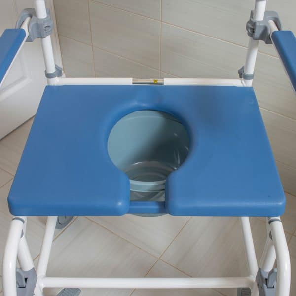 Bariatric Mobile Shower Commode Chair - Image 4