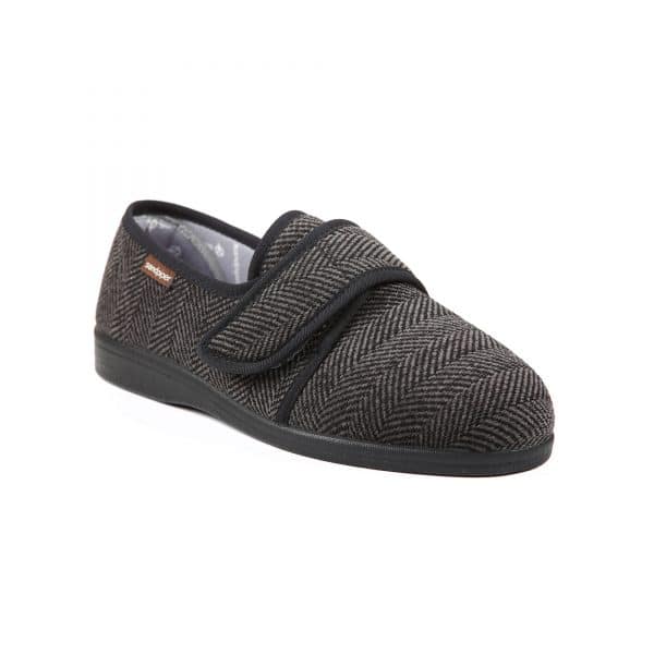 Steve Extra Wide/Diabetic Men's Slippers - Image 3