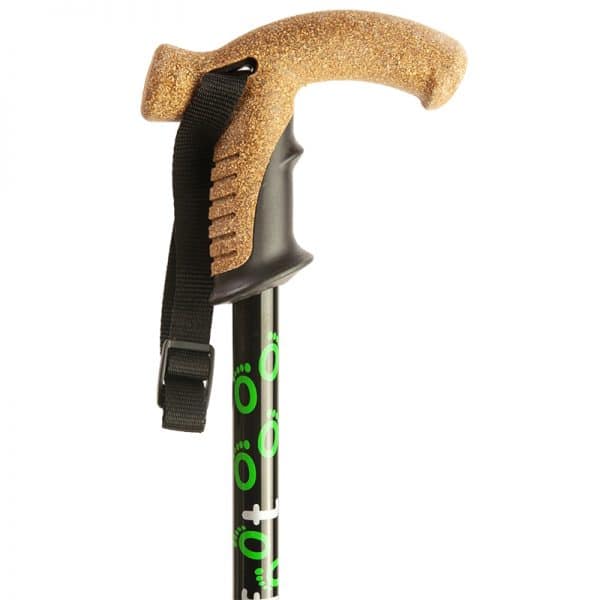 FlexyFoot Folding Walking Stick with Cork Derby Handle - Image 3