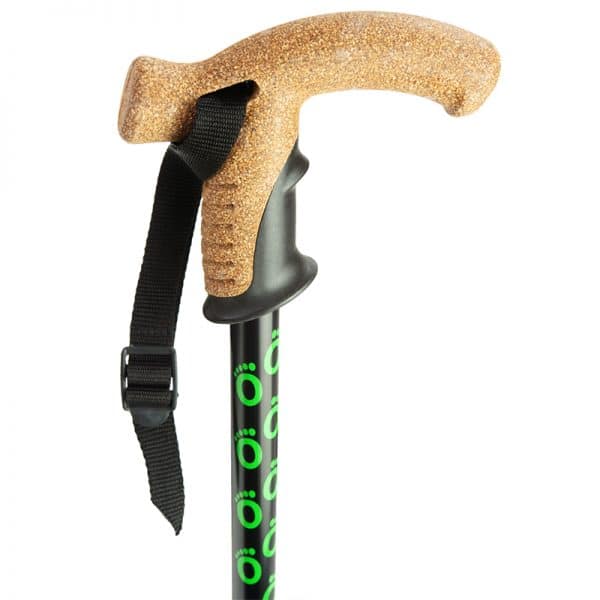 FlexyFoot Telescopic Walking Stick with Cork Derby Handle - Image 4