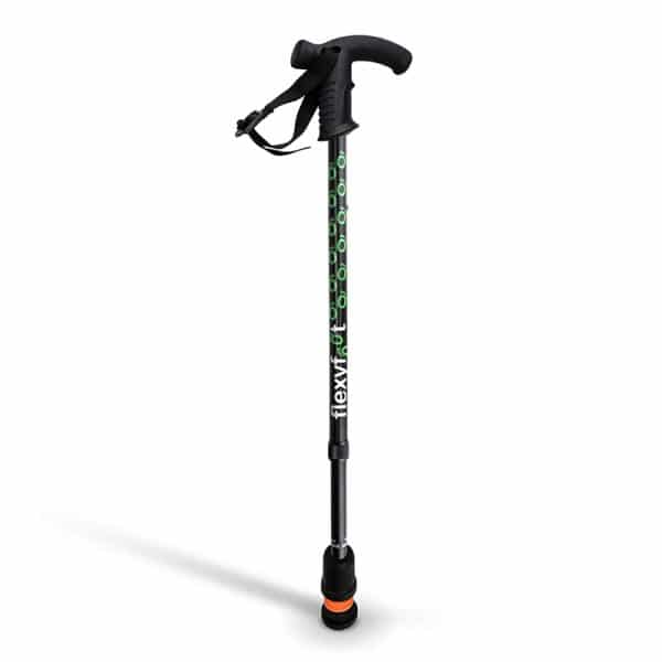FlexyFoot Telescopic Walking Stick with Derby Handle - Image 3