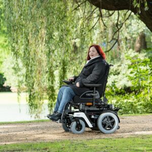 Ottobock Juvo B4 Electric Wheelchair Outdoors