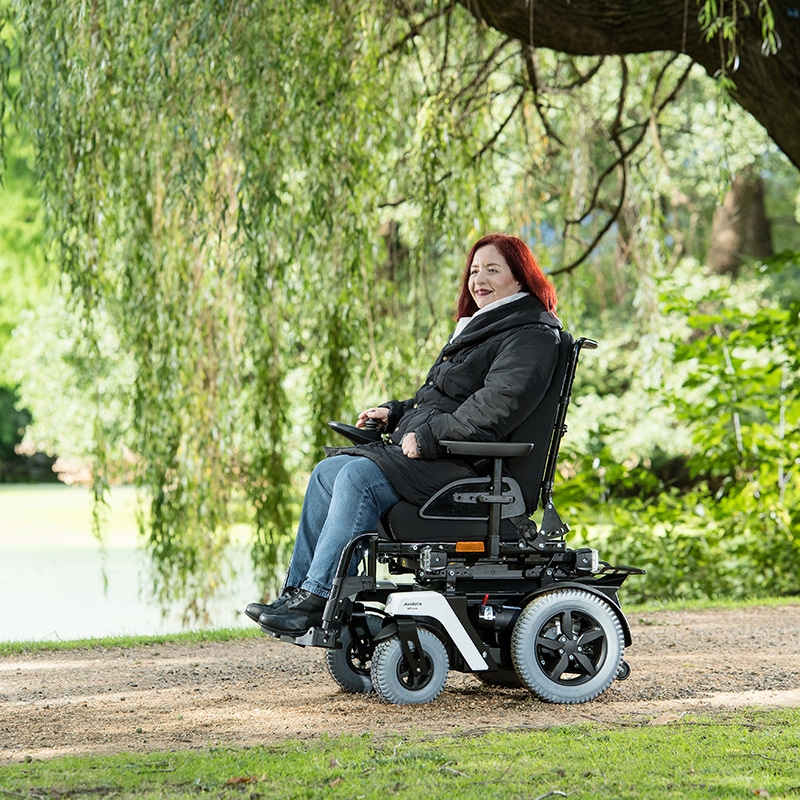 Ottobock Juvo B4 Electric Wheelchair Outdoors