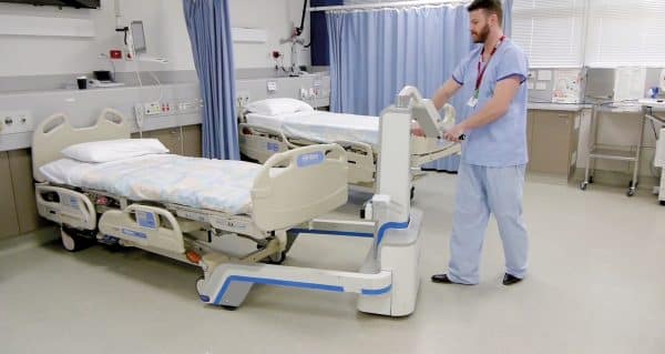 GZS bed mover in hospital ward