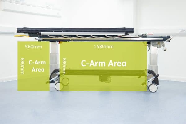 ImageFlow Hospital Imaging & Fluoroscopy Patient Stretcher - Image 3