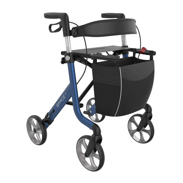 Space LX Rollator Electric Blue