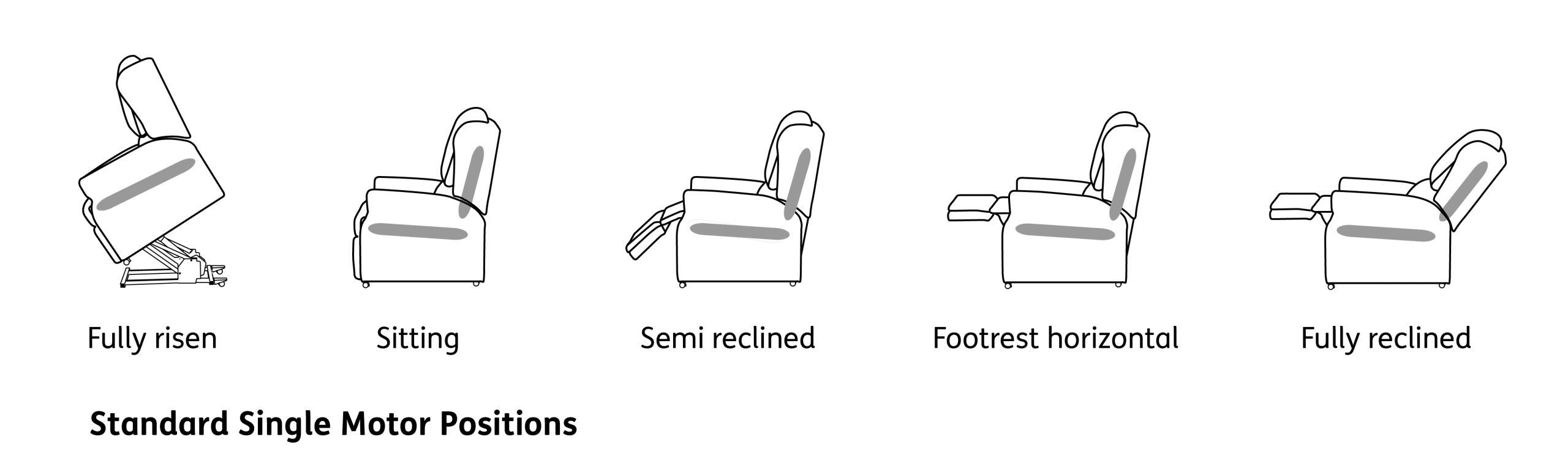 Standard Single Motor Positions