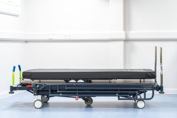 Landscape view of MultiFlow Ultra Low X-Ray Hospital Patient Stretcher
