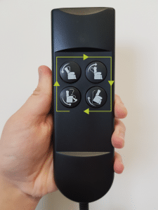 Dual motor riser recliner chair handset instructions step 5