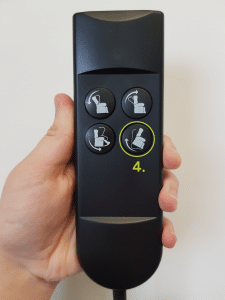Dual motor riser recliner chair handset instructions step 4