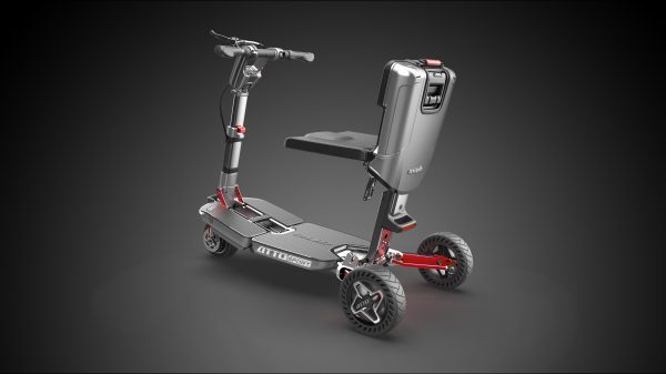 ATTO Sport Folding Mobility Scooter Back