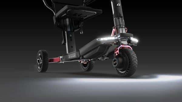 ATTO Sport Folding Mobility Scooter LED Headlights