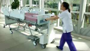GZ10SL-Bed-Mover Mounted on Hospital Bed