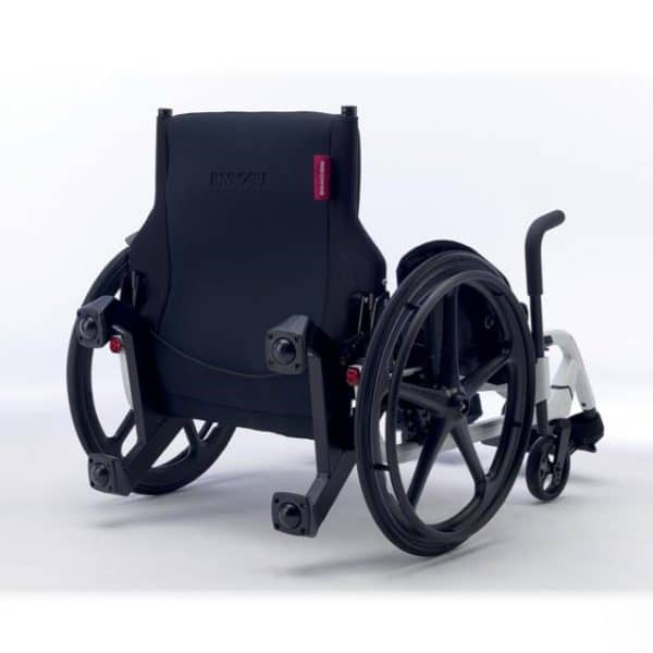 Invacare Action Ampla Bariatric Wheelchair Rear View