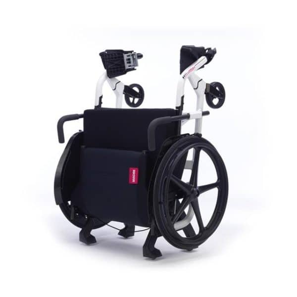 Invacare Action Ampla Bariatric Wheelchair in Folded Position