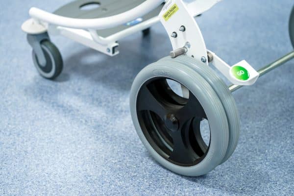 Image showing brake pedal on TransitFlow Hospital Portering Chair – Bariatric