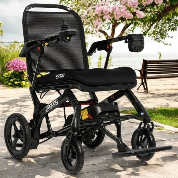 Pride Jazzy Carbon Ultra Lite Folding Powerchair - Image 4