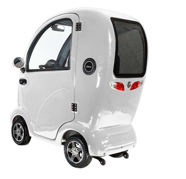 Cabin Car Mobility Scooter in White