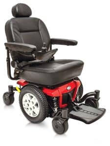 Pride Jazzy 600 ES Powerchair_Red