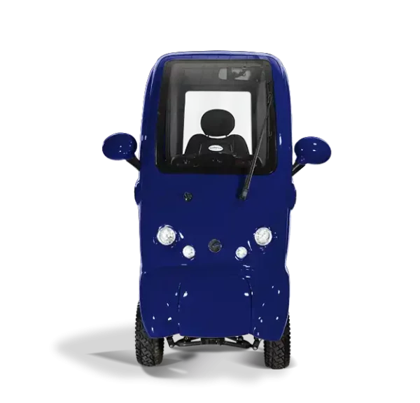 Cabin Car Mobility Scooter in Blue