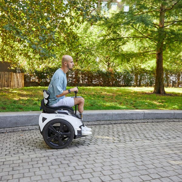 Man driving Genny Zero Powerchair