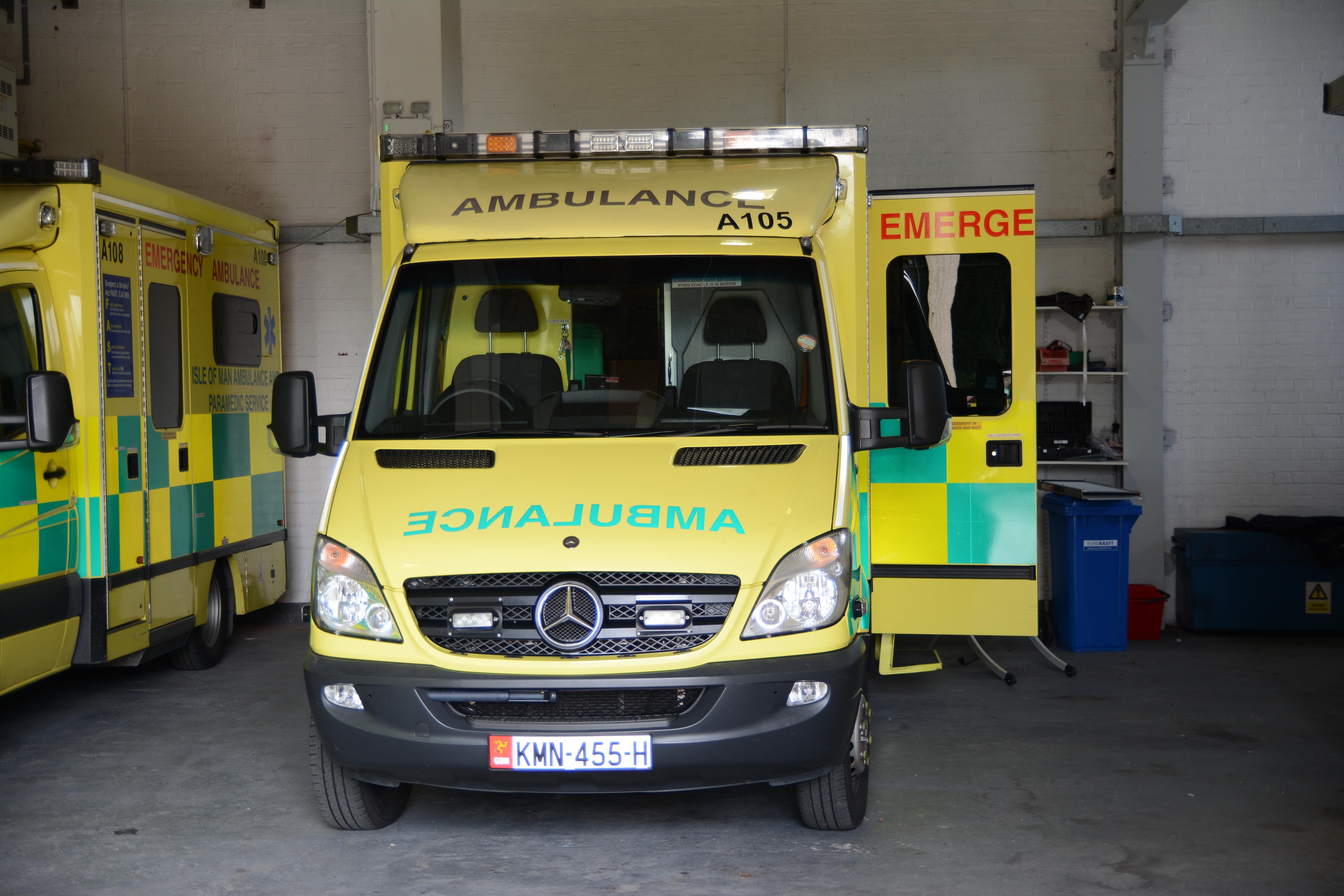Ambulance Service, Raizer Chair, Isle of Man Felgains