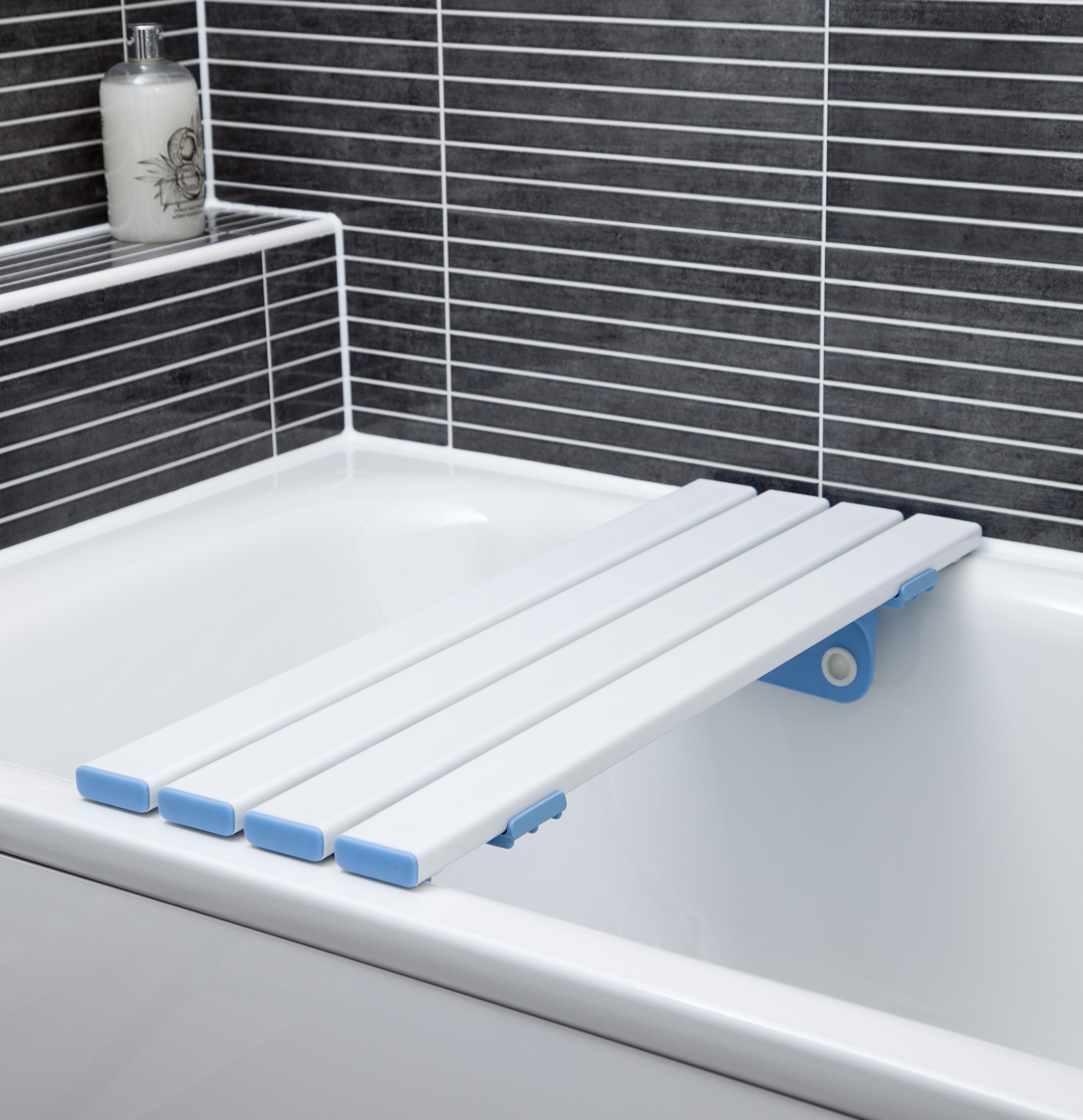 FEL40-001 Slatted Bath Board_2 Slatted bath board attached to a bath