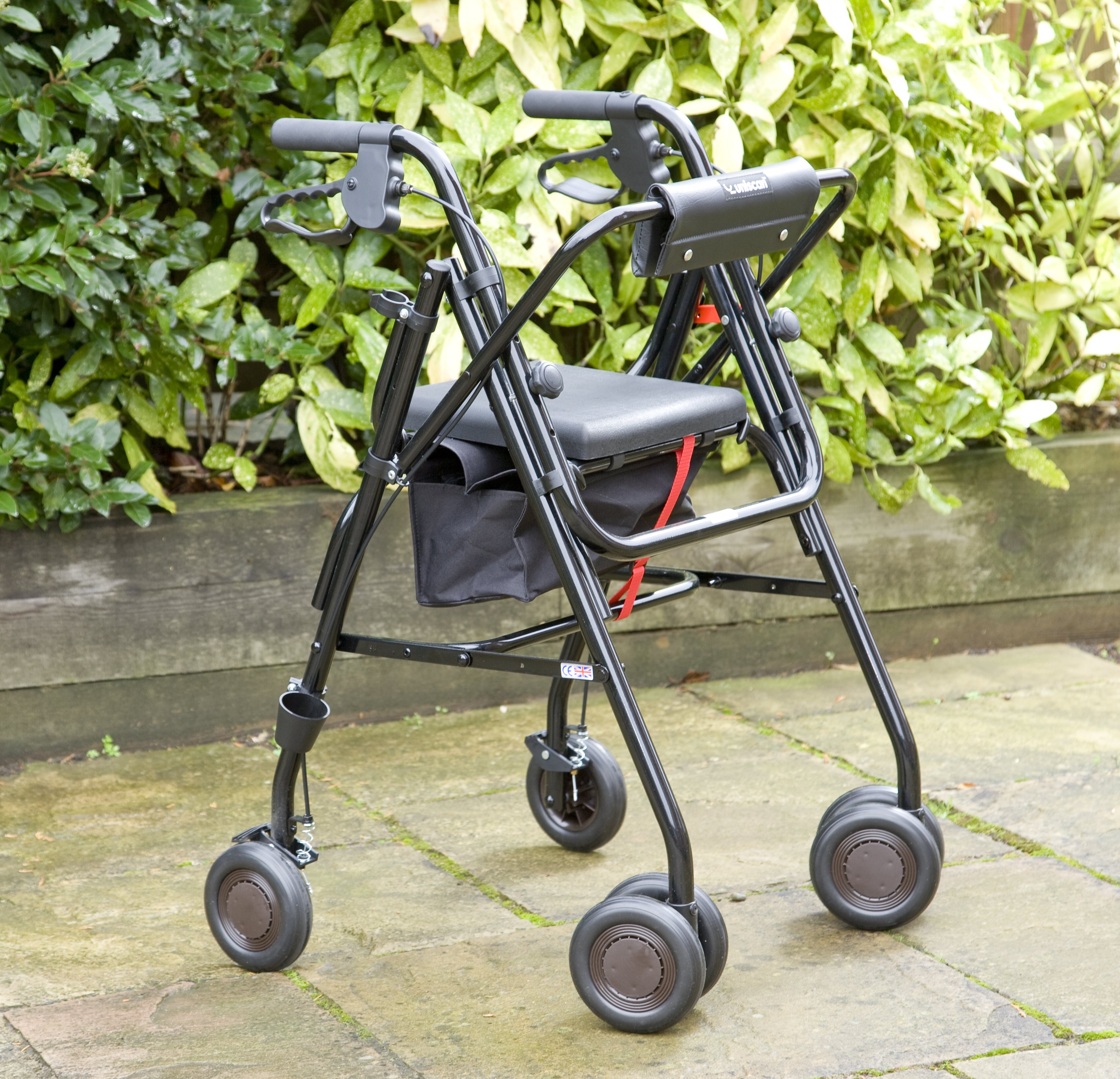Gliderplus Adjustable FourWheeled Walker Mobility Aids Felgains