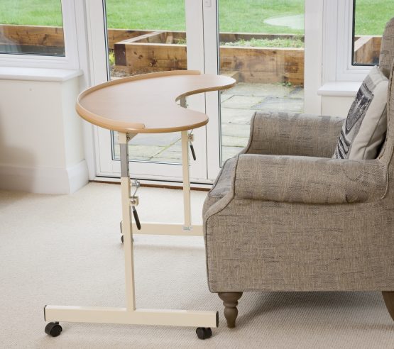 Kidney Shaped Over Chair Table Uk Delivery Felgains