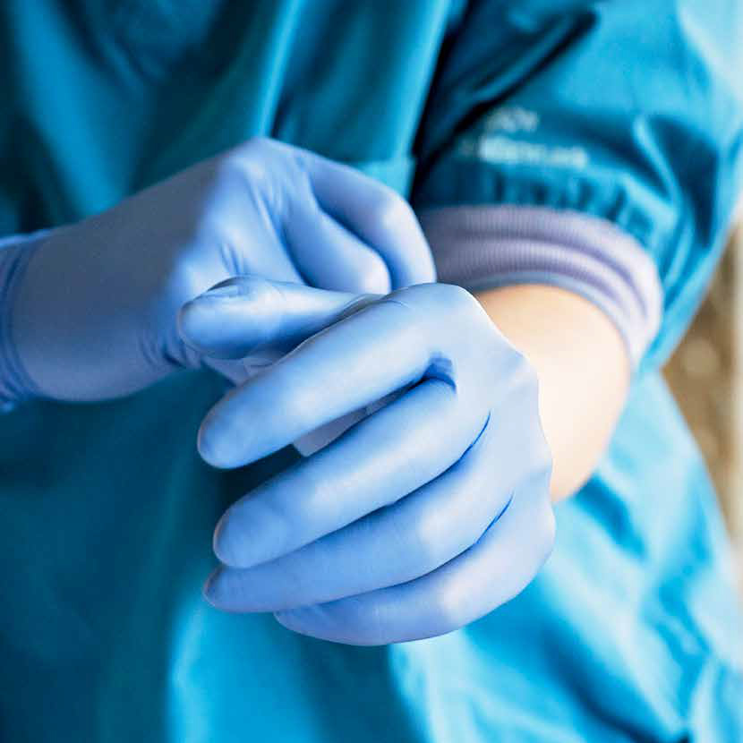 Antimicrobial Nonleaching Nitrile Disposable Gloves Felgains