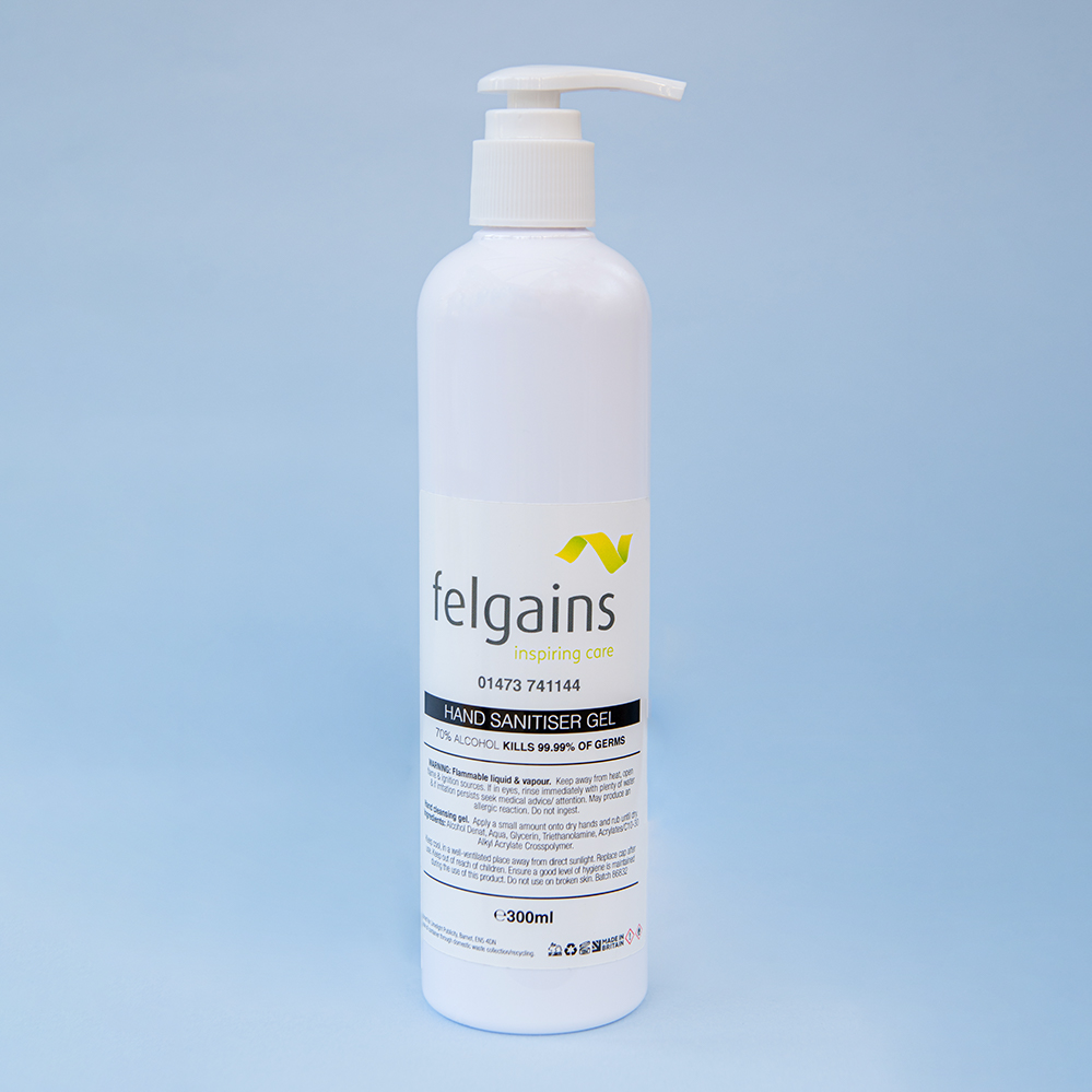 Felgains Hand Sanitiser Gel 300ml
